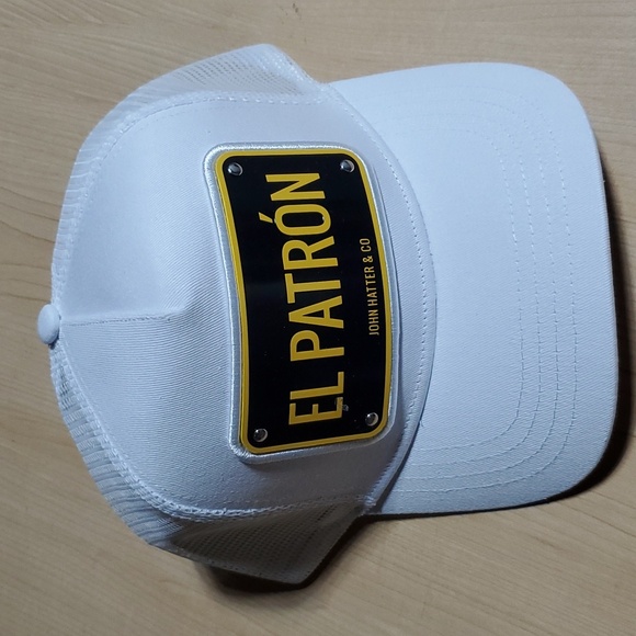 John Hatter El Patron White Trucker Hat - Picture 1 of 4